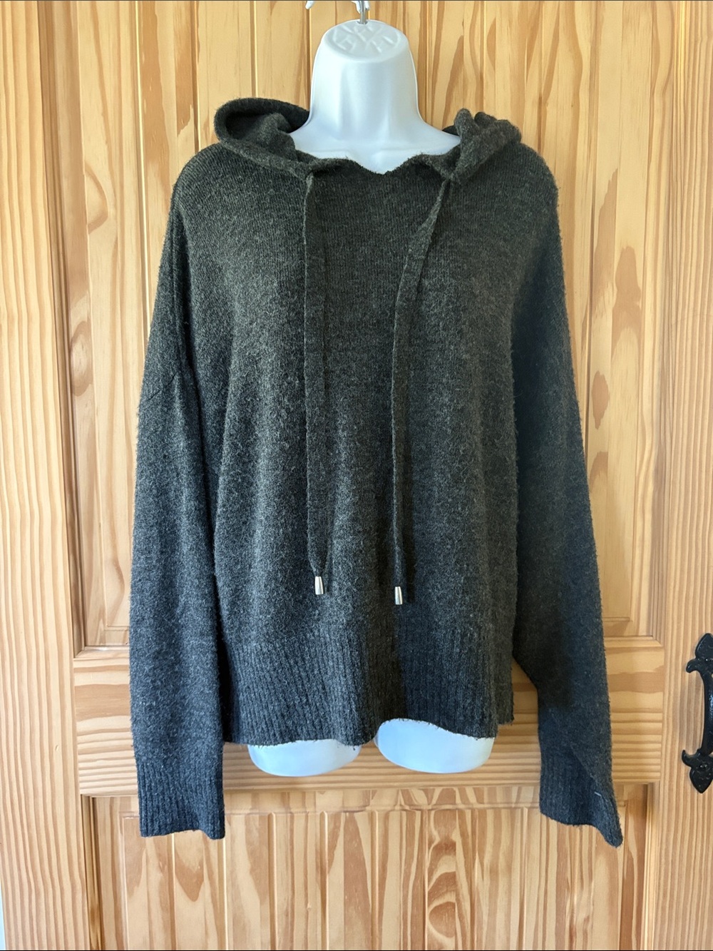H&M Women’s XL Charcoal Crewneck Hoodie Sweater